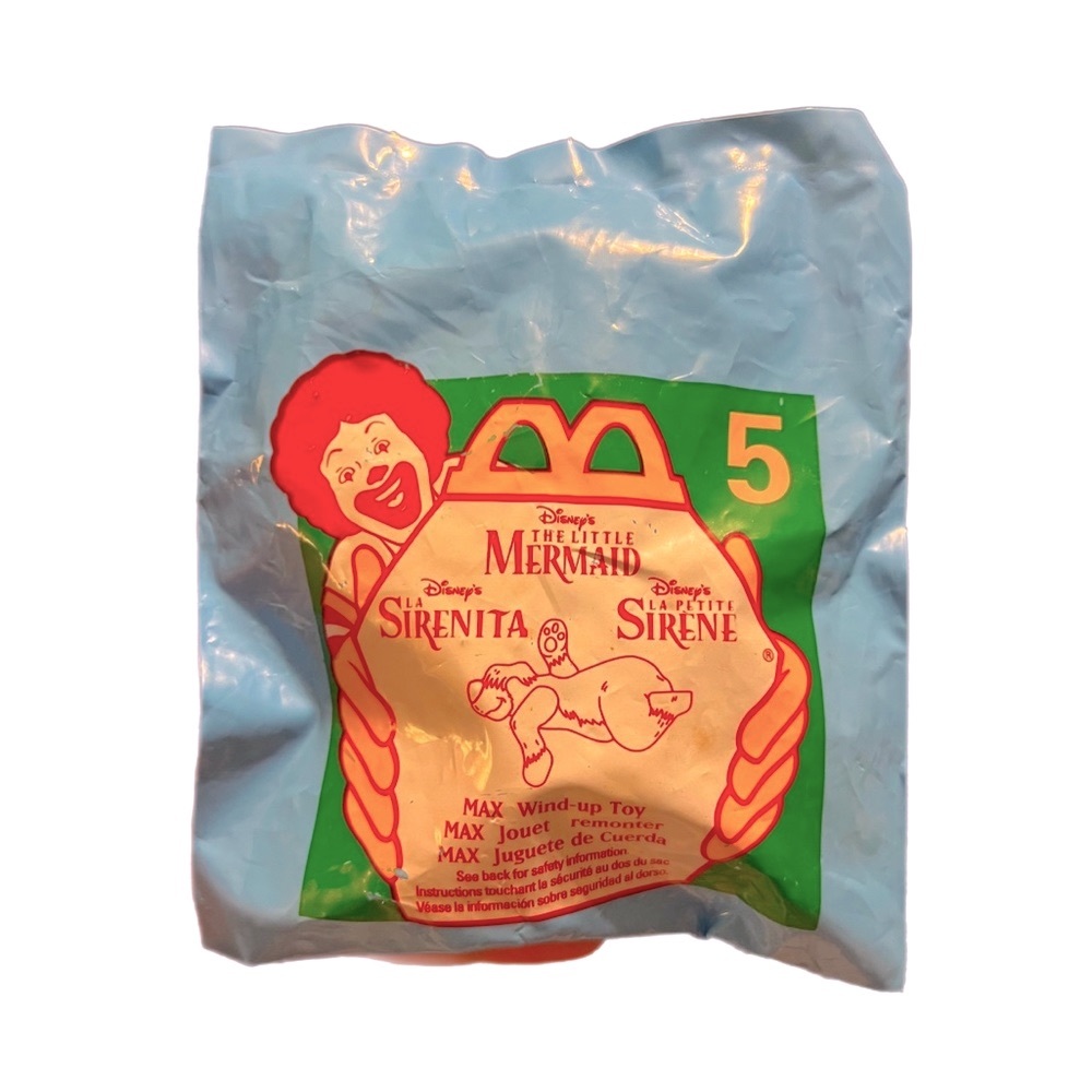 Max the Dog from The Little Mermaid McDonald’s Happy Meal Toy #5 *UNOPENED*